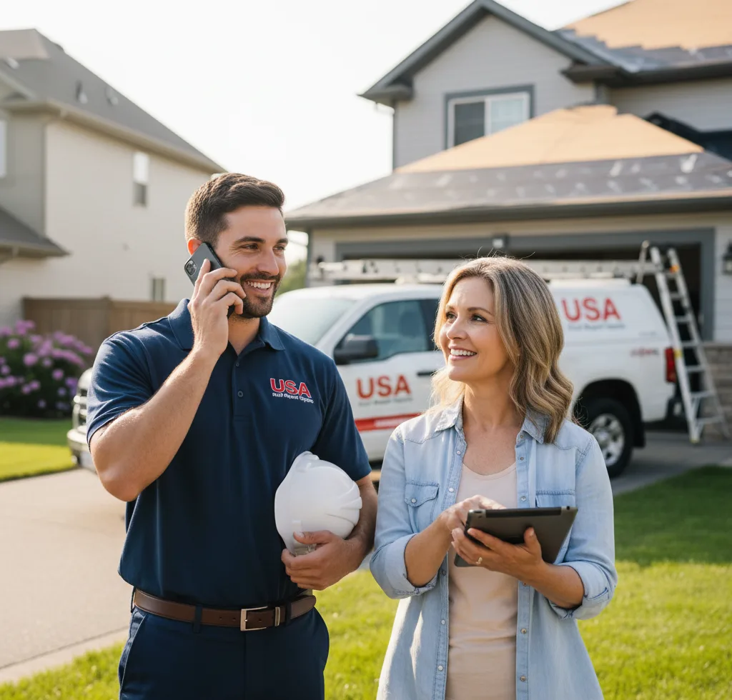 USA Roof Repair Experts customer support in Dafter